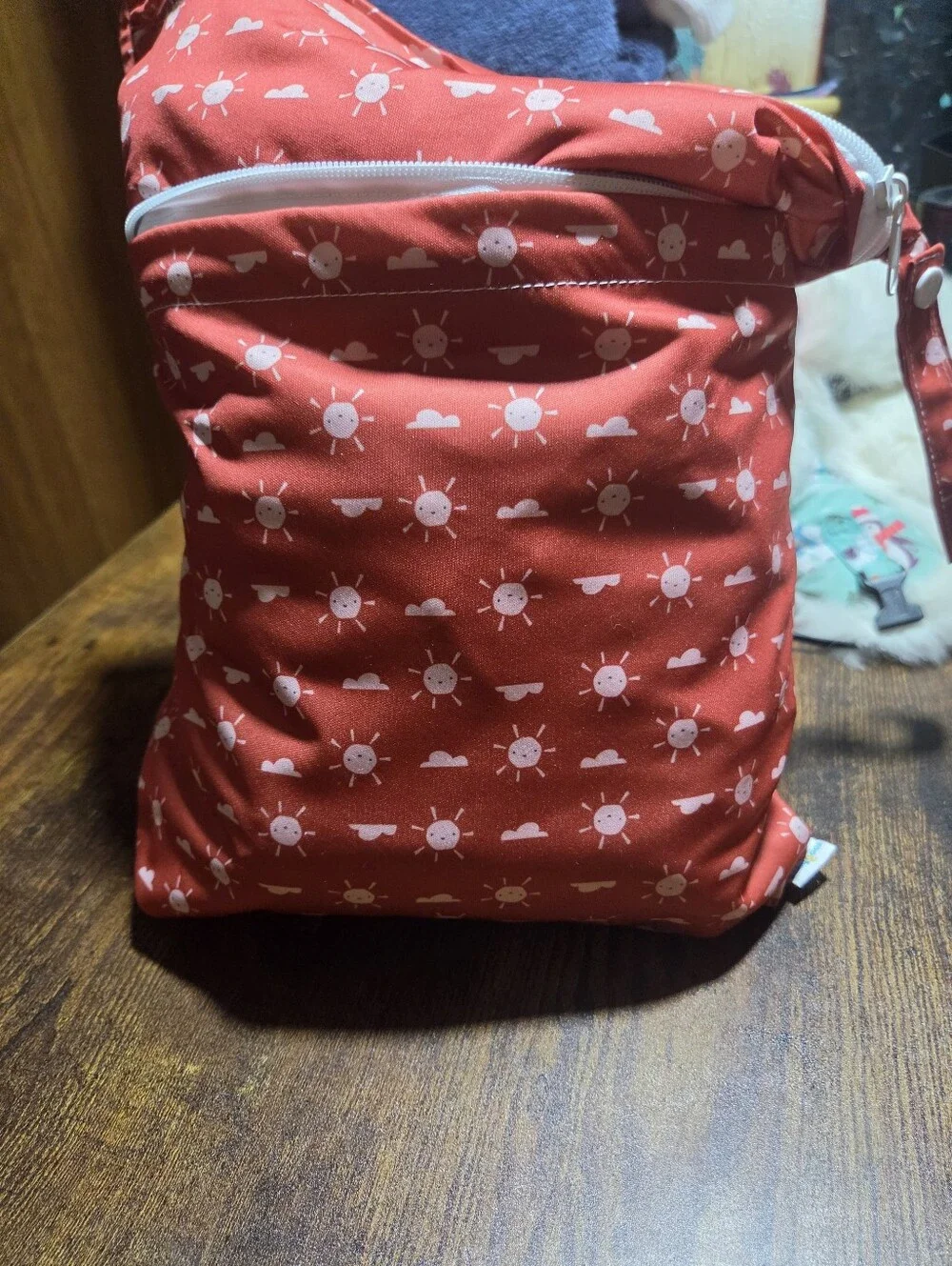 Reusable Cloth Diaper Covers - Terracotta Pink & Cream Print Set